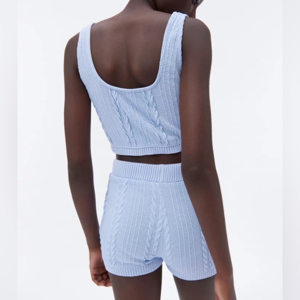 ☀️2/$22☀️ Zara Knit Blue Shorts